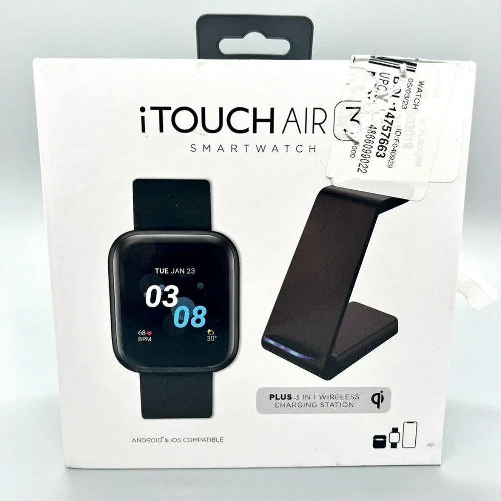 iTouch Air 3 Smartwatch & 3-in-1 Wireless Charging